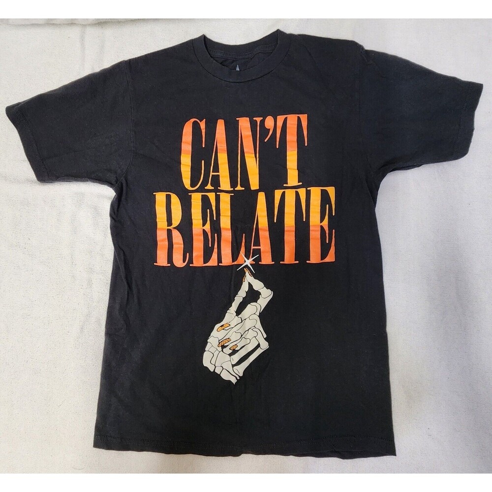 Jeffree Star Cosmetics “Can’t Relate” T-Shirt Black Women’s MEDIUM Halloween